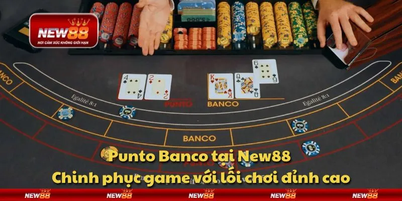 Punto Banco tại New88 - Chinh phục game với lối chơi đỉnh cao